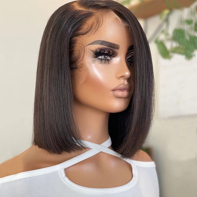 13x4 HD 180% Density lace front (short wigs)