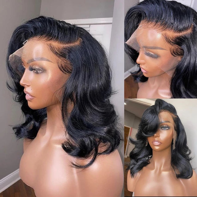 13x4 HD 180% Density lace front (short wigs)